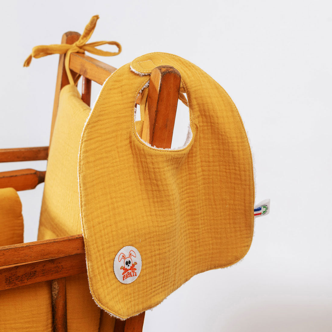Organic Cotton Bib - Honey - Nattljus