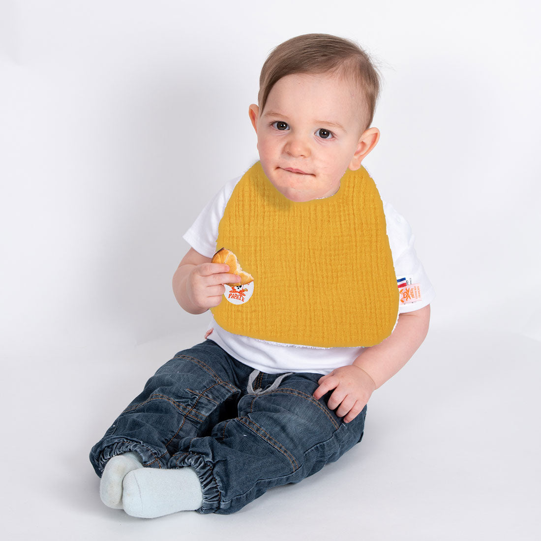 Organic Cotton Bib - Honey - Nattljus