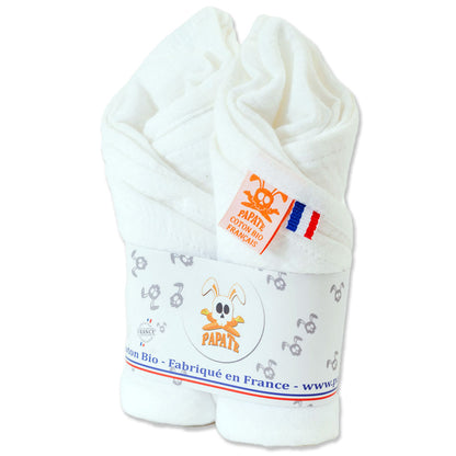 Organic Cotton Swaddles - White - Nattljus